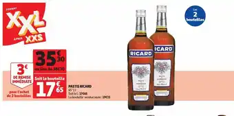 Auchan Pastis ricard offre