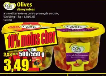 Olives dénoyautées