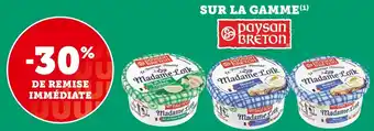 Super U Paysan breton bon plan sur la gamme de la marque paysan breton offre