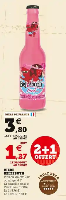 Super U Belzebuth biere offre