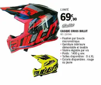 E.Leclerc L'Auto Casque Cross Bullit offre