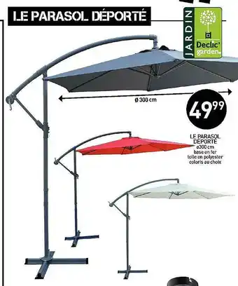 Stokomani Le Parasol Déporté offre