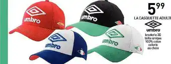 Stokomani La Casquette Adulte Umbro offre