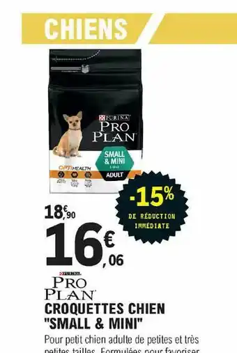 E.Leclerc Jardi Pro Plan Croquettes Chien offre