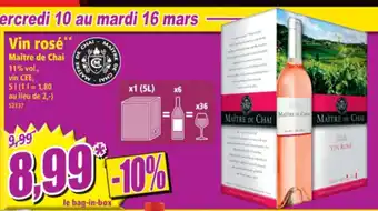 Norma Vin rosé Maître de Chai offre