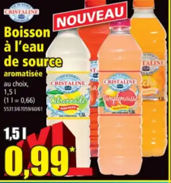 Norma Boisson à l'eau de source aromatisée offre