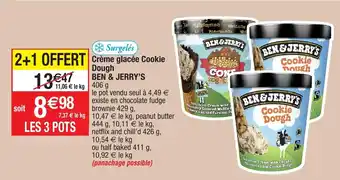Migros Crème glacée Cookie Dough offre