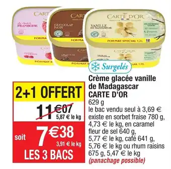 Migros Crème glacée vanille de Madagascar offre