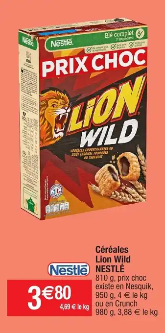 Migros Céréales Lion Wild offre