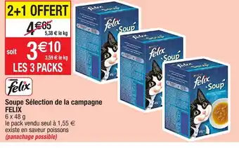 Migros Soupe Sélection de la campagne offre