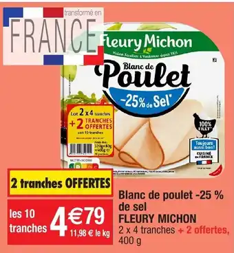 Migros Blanc de poulet de sel offre