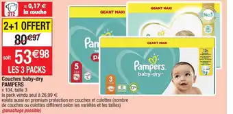 Migros Couches baby-dry offre