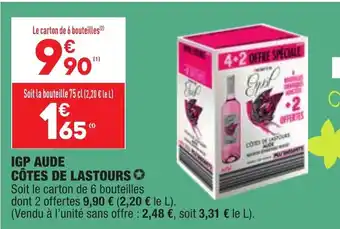 ALDI IGP Aude Côtes de Lastours offre