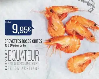 Match Crevettes Roses Cuites offre