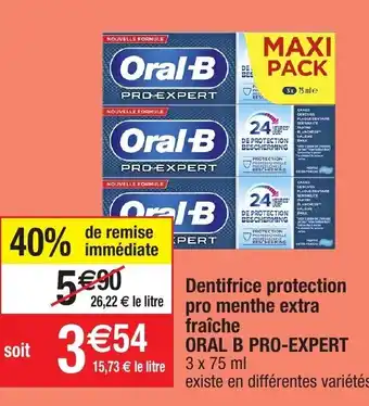 Migros Dentifrice protection pro menthe extra offre