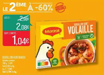 Match Bouillon Kub Maggi offre