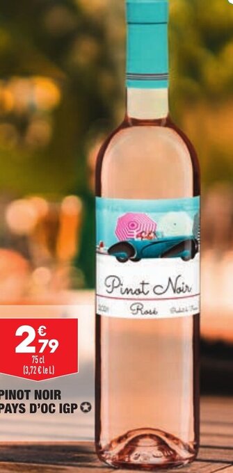 Pinot Noir Pays d'Oc IGP