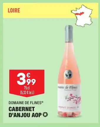 ALDI Domaine de Flines Cabernet d'Anjou AOP offre