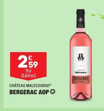 ALDI Château Malecourse Bergerac AOP offre