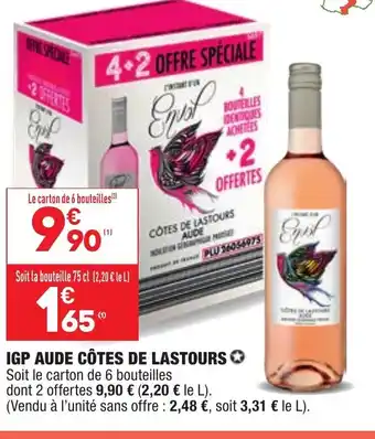 ALDI IGP Aude Côtes de Lastours offre