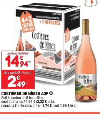 ALDI Costières de Nîmes IGP offre