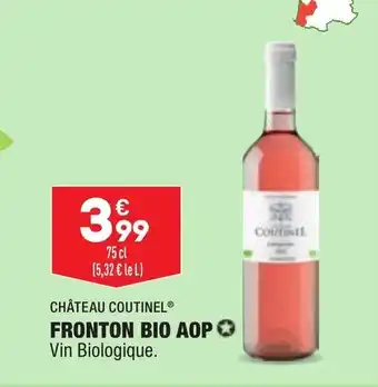ALDI Château Coutinel Fronton Bio AOP offre