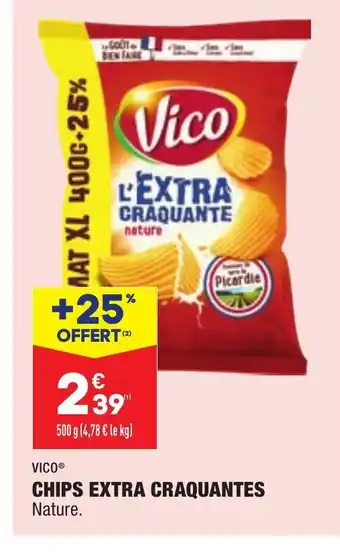 ALDI Vico Chips Extra Craquantes offre
