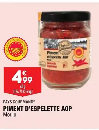 ALDI Piment d'Espelette AOP offre