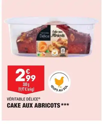 ALDI Cake Aux Abricots offre
