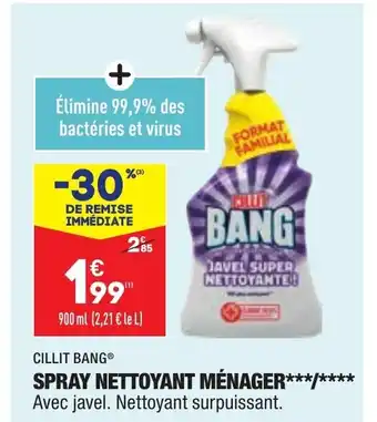 ALDI Cillit Bang Spray Nettoyant Ménager offre