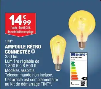 ALDI Ampoule Rétro Connectée offre