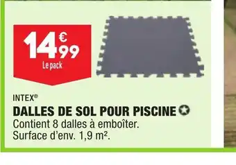 ALDI Intex Dalles de Sol Pour Piscine offre