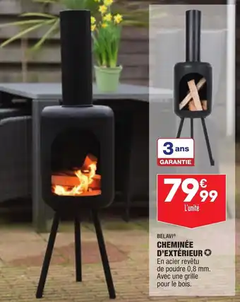 ALDI Belavi Cheminée d'extérieur offre