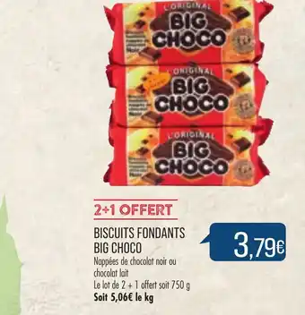 Match Biscuits fondants big choco offre
