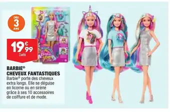 ALDI Barbie Cheveux Fantastiques offre