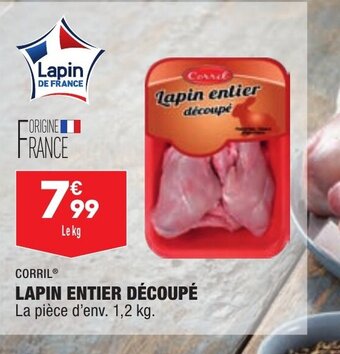 Lapin Entier Découpé