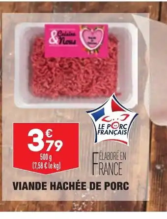 ALDI Viande Hachée de Porc offre