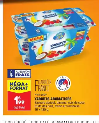 ALDI P'Tit Ursi Yaourts Aromatisés offre