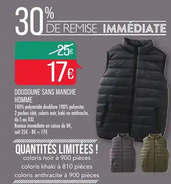 Match Doudoune sans manche Homme offre
