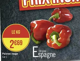 Casino Supermarchés Poivron rouge offre