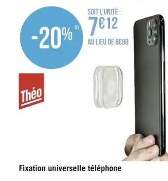 Fixation universelle téléphone