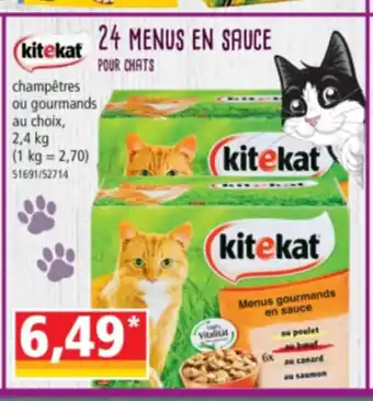 Norma 24 Menus en Sauce Pour Chats offre