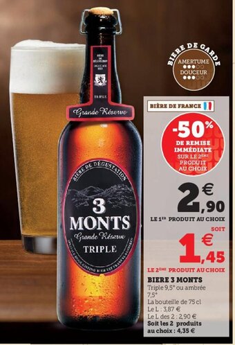 Hyper U Biere 3 monts offre