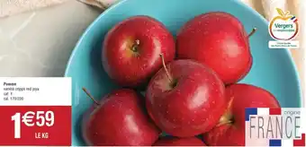 Cora x Carrefour Pomme offre