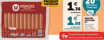 U Express Knacks pur porc u offre