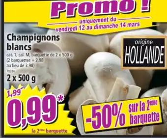 Norma Champignons blancs offre