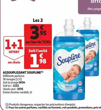 Auchan Supermarché Assouplissant soupline offre