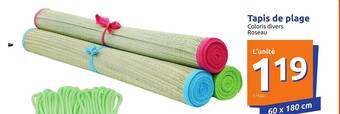 Action Tapis De Plage offre