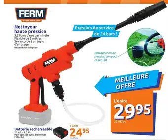 Action Nettoyeur Haute Pression, Batterie Rechargeable offre