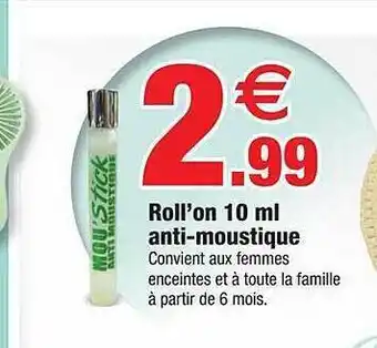 Roll'on 10ml Anti-moustique